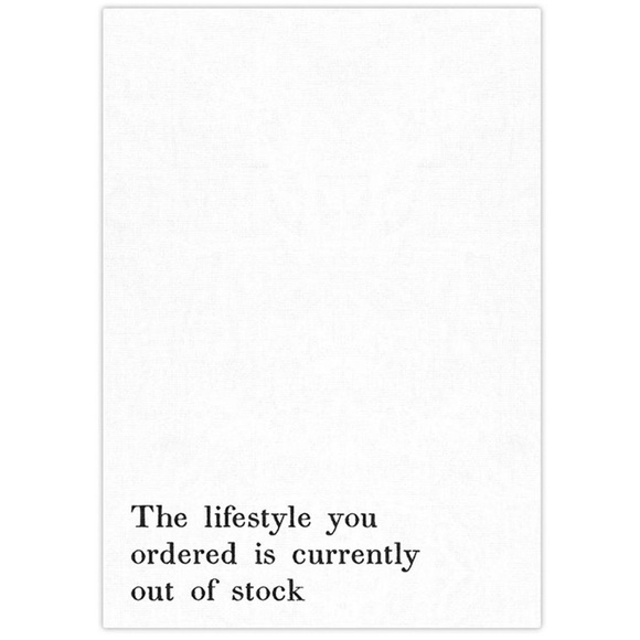 The Lifestyle You Ordered is Out of Stock Tea Towel - Picture 2 of 2